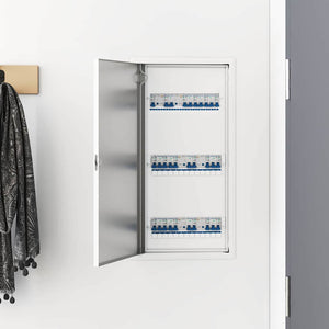 vidaXL Pannello di Accesso Bianco 30 x 60 cm Acciaio