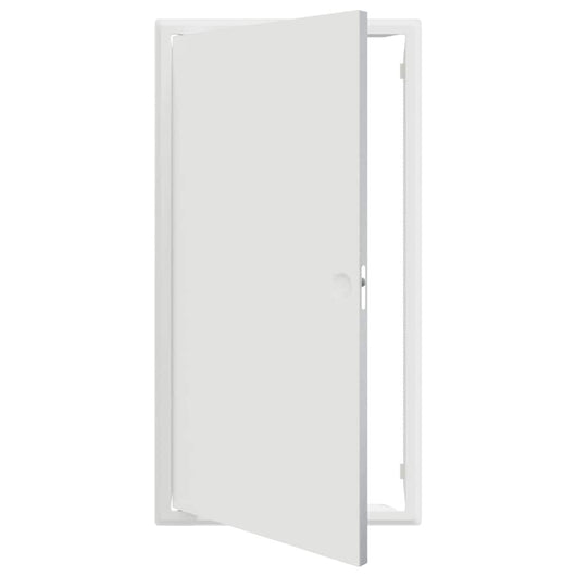 vidaXL Pannello di Accesso Bianco 30 x 60 cm Acciaio