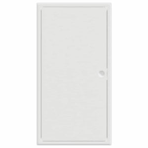 vidaXL Pannello di Accesso Bianco 30 x 60 cm Acciaio