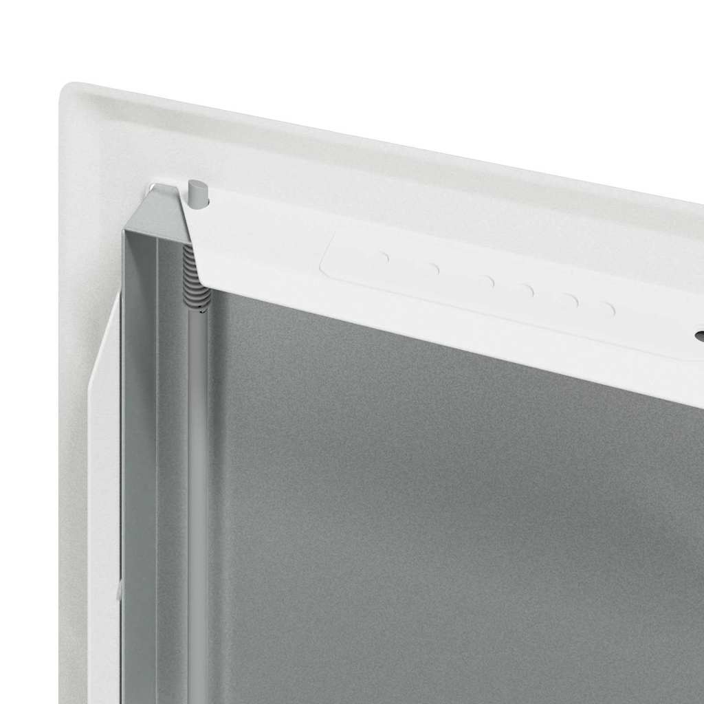 Pannello di Accesso Bianco 40 x 40 cm Acciaio 42010257