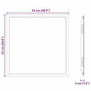 Pannello di Accesso Bianco 50 x 50 cm Acciaio 42010258