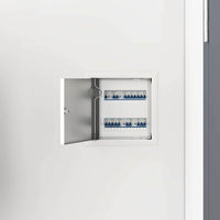 Pannello di Accesso 2 pcs Bianco 20 x 20 cm Acciaio 42010260