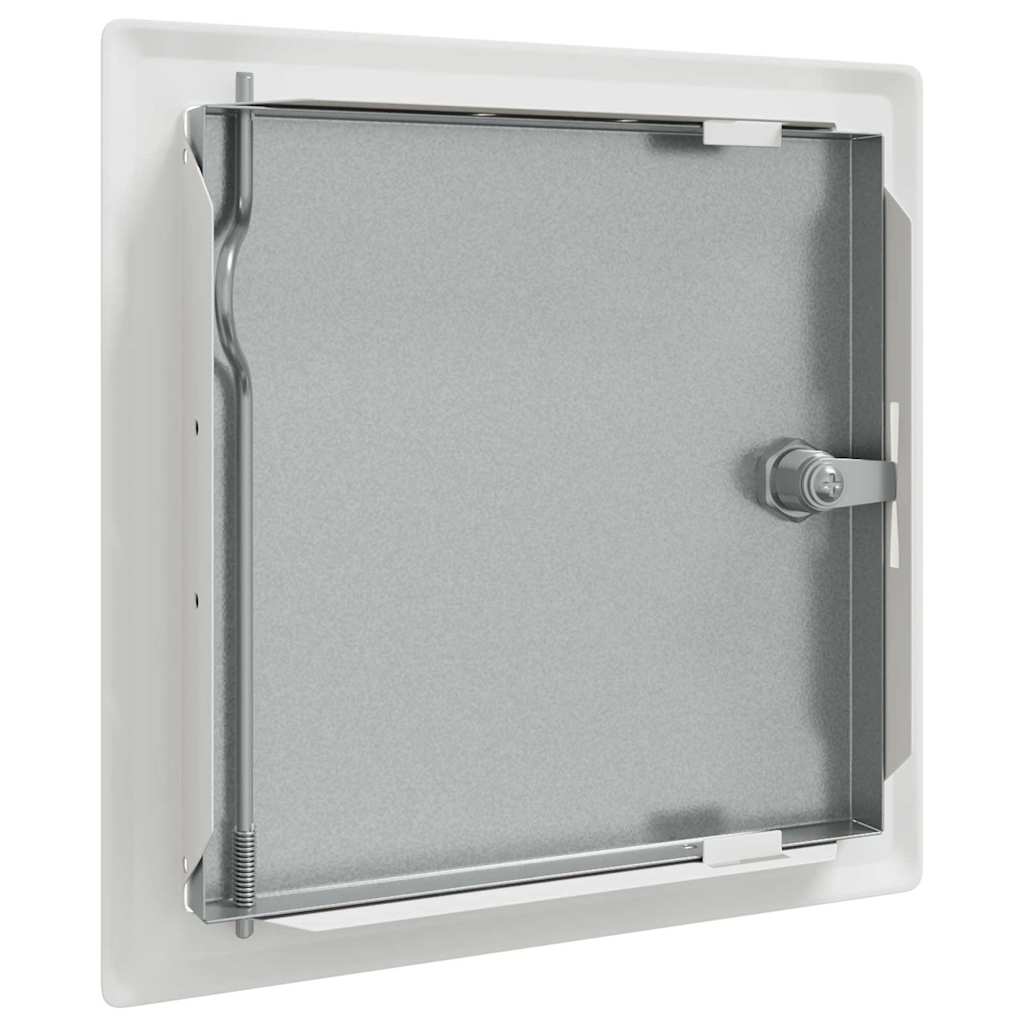 Pannello di Accesso 2 pcs Bianco 20 x 20 cm Acciaio 42010260