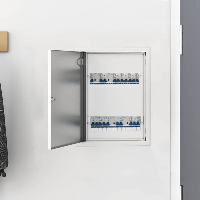 vidaXL Pannello di Accesso Bianco 30 x 40 cm Acciaio