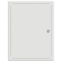 vidaXL Pannello di Accesso Bianco 30 x 40 cm Acciaio
