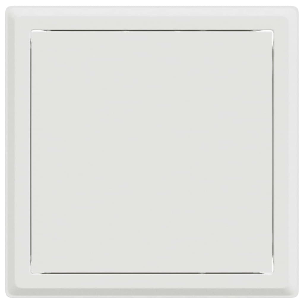 Pannello di Accesso 2 pcs Bianco 20 x 20 cm Acciaio 42010264
