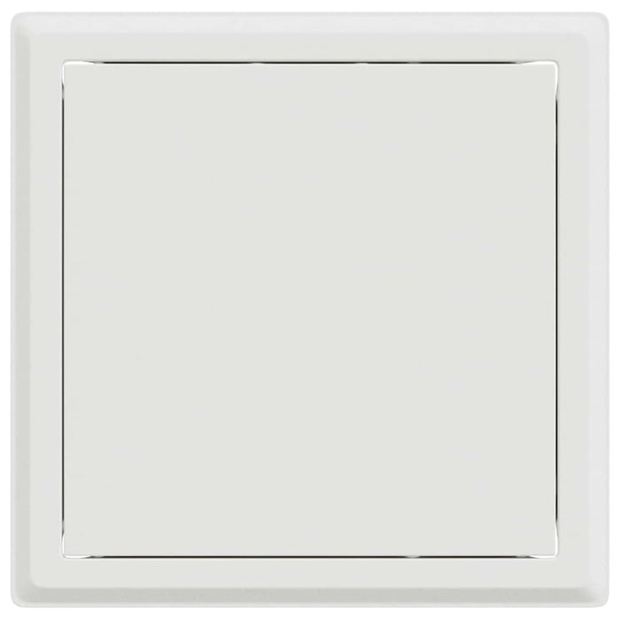 vidaXL Pannello di Accesso 2 pcs Bianco 20 x 20 cm Acciaio