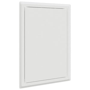 vidaXL Pannello di Accesso Bianco 20 x 30 cm Acciaio