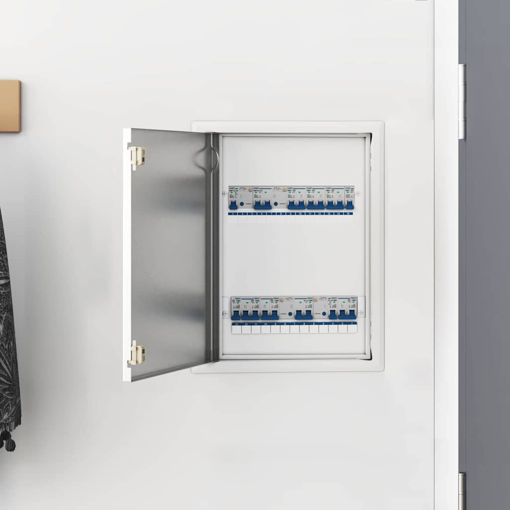 vidaXL Pannello di Accesso Bianco 30 x 40 cm Acciaio