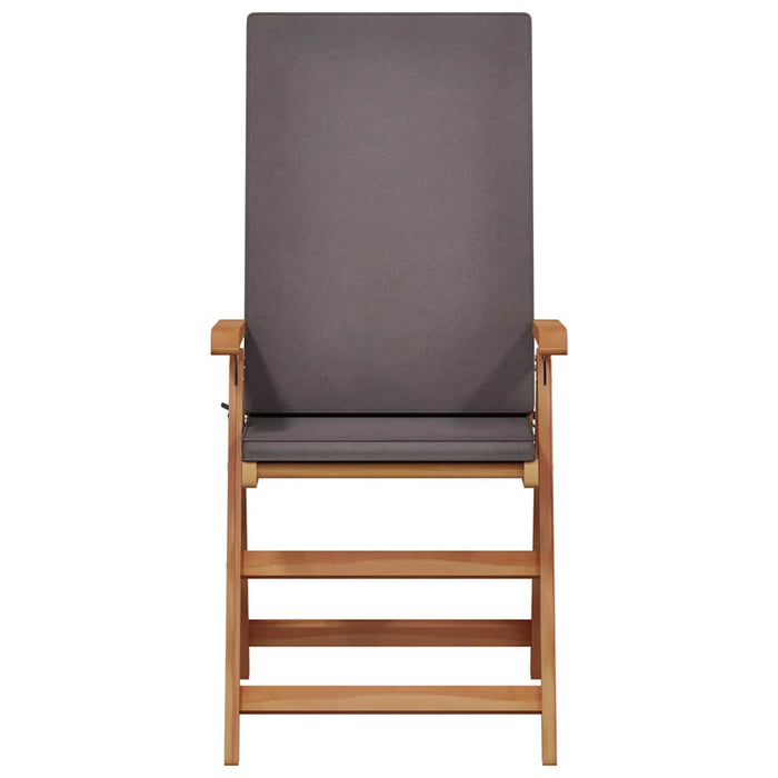 vidaXL Sedia da Giardino con cuscino 8 pcs Marrone 57 x 71.5 x 104cm