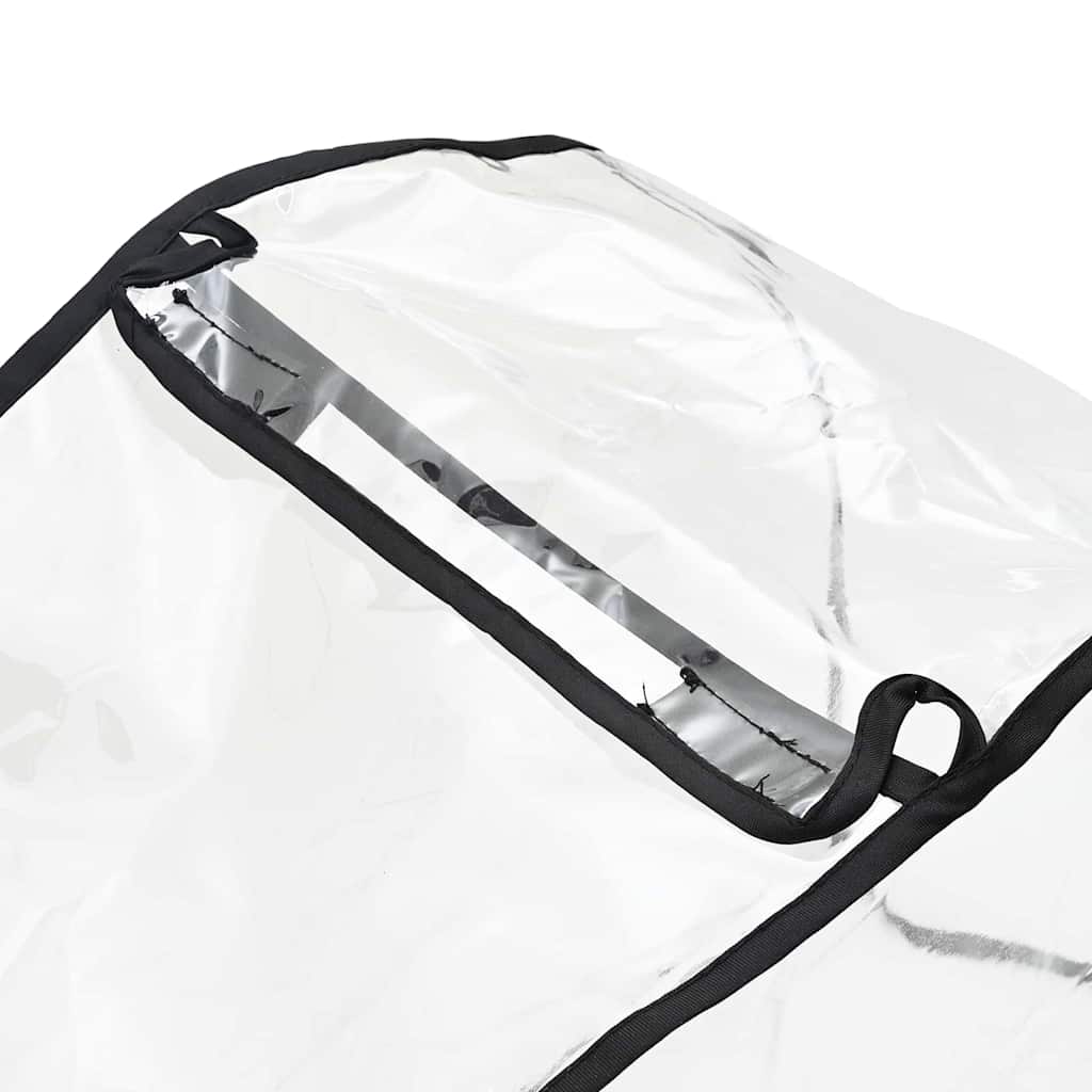 vidaXL Copertura per carrozzina per animali Altro Trasparente