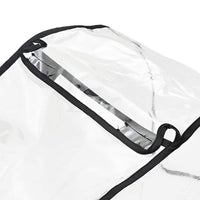 vidaXL Copertura per carrozzina per animali Altro Trasparente