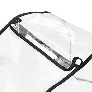 vidaXL Copertura per carrozzina per animali Altro Trasparente