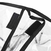 vidaXL Copertura per carrozzina per animali Altro Trasparente