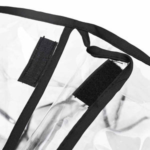 vidaXL Copertura per carrozzina per animali Altro Trasparente