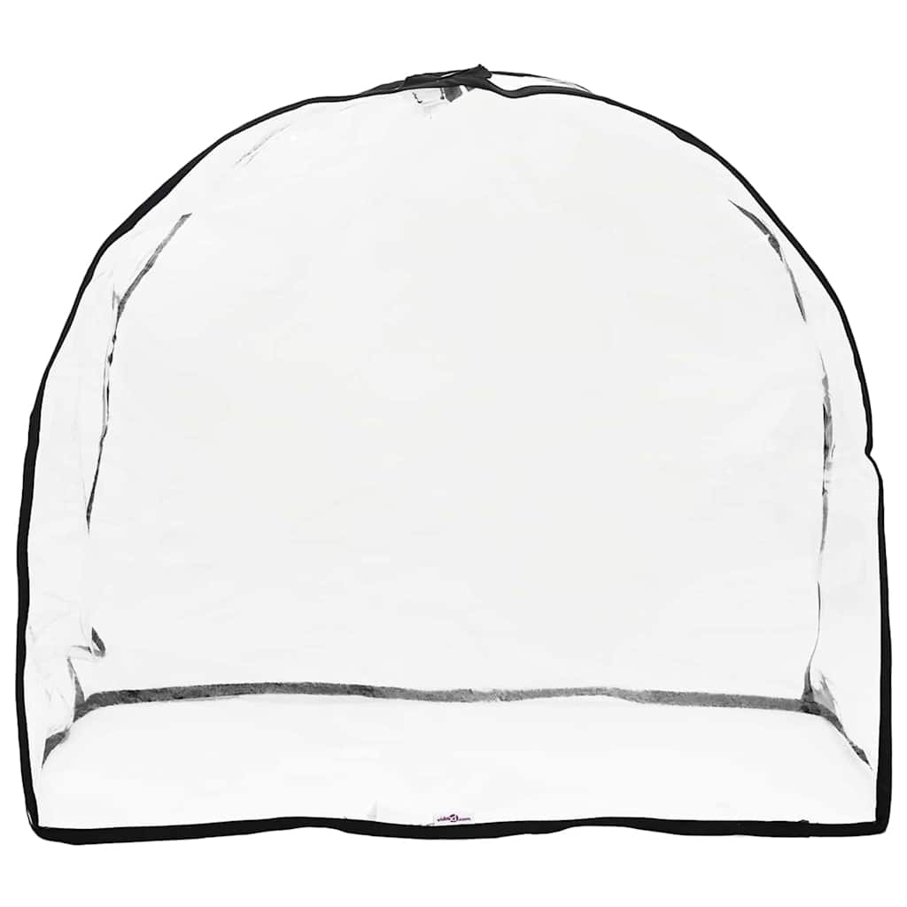 vidaXL Copertura per carrozzina per animali Altro Trasparente