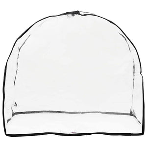 vidaXL Copertura per carrozzina per animali Altro Trasparente