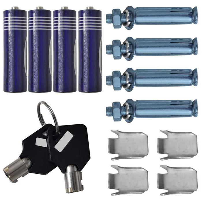 Cassaforte Elettronica Digitale  Grigio Scuro 35x31x50 cm Acciaio 42011308