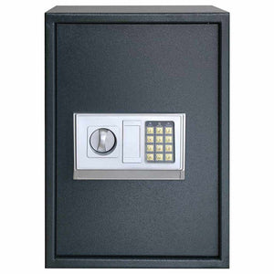 Cassaforte Elettronica Digitale  Grigio Scuro 35x31x50 cm Acciaio 42011308
