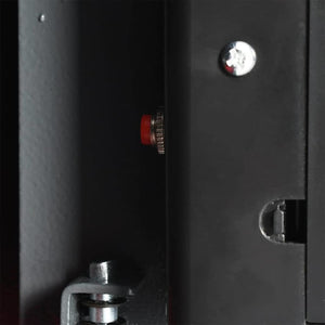 Cassaforte elettronica digitale con blocco per impronte digitali 20x31x20 cm in acciaio 42011310