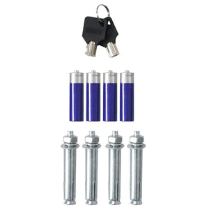 Cassaforte elettronica digitale con blocco per impronte digitali 20x31x20 cm in acciaio 42011310