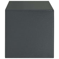 Cassaforte elettronica digitale con blocco per impronte digitali 20x31x20 cm in acciaio 42011310