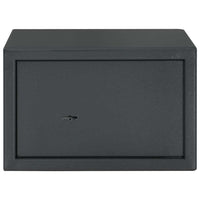 Cassa Sicura con Serratura a Chiave Grigio Scuro 20 x 31 x 20 cm Acciaio 42011314