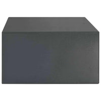 Cassa Digitale Elettronica  Grigio Scuro 42x37x20 cm Acciaio 42011317