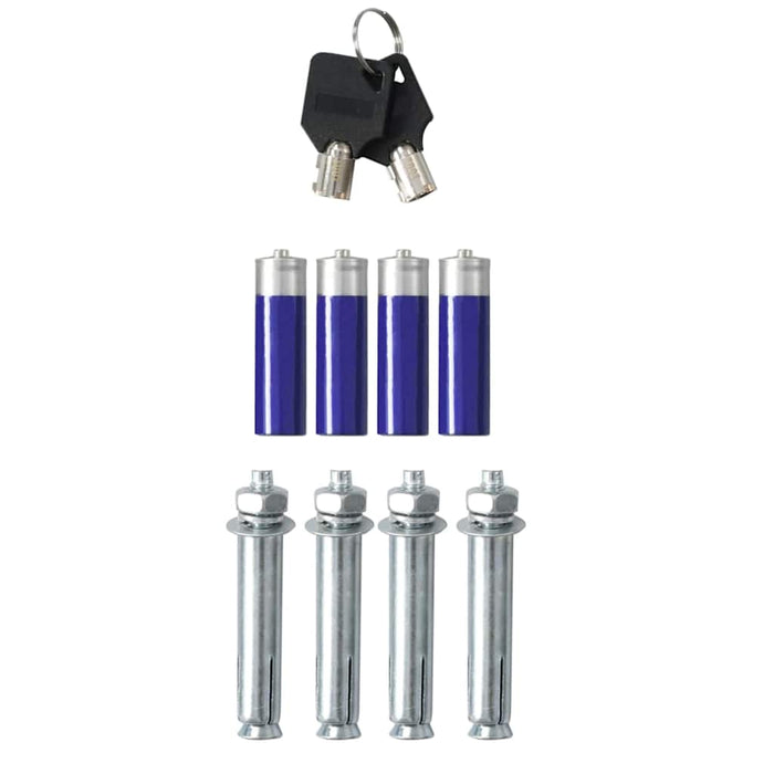 Cassaforte Digitale Grigia Scura 35x31x80 cm Acciaio 42011318