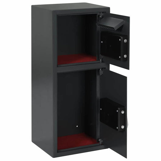 Cassaforte Digitale Grigia Scura 35x31x80 cm Acciaio 42011318