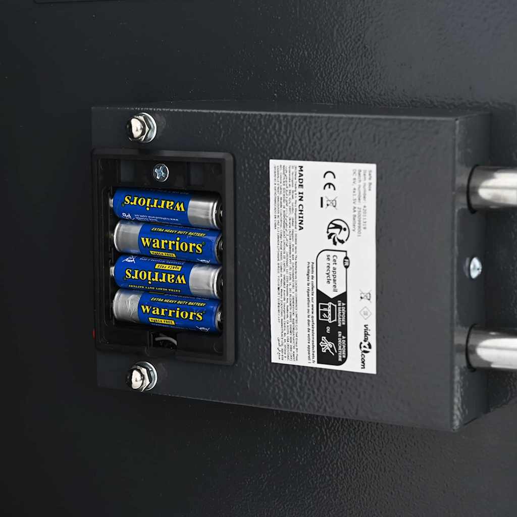 Casseforte con tastiera  Grigio gunmetal Acciaio, Cromo Media 42011319