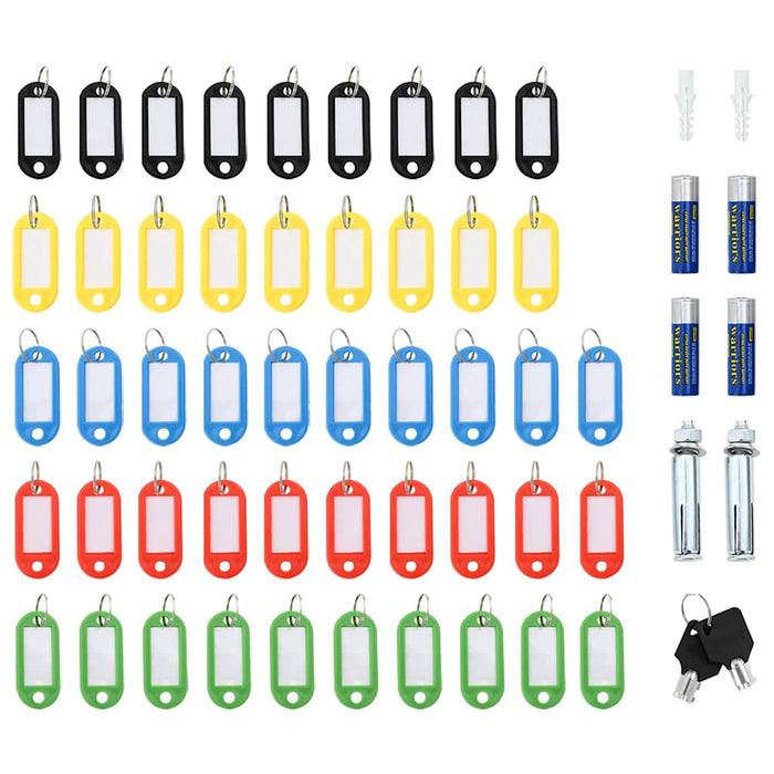 Casseforte con tastiera  Grigio gunmetal Acciaio, Cromo Media 42011319