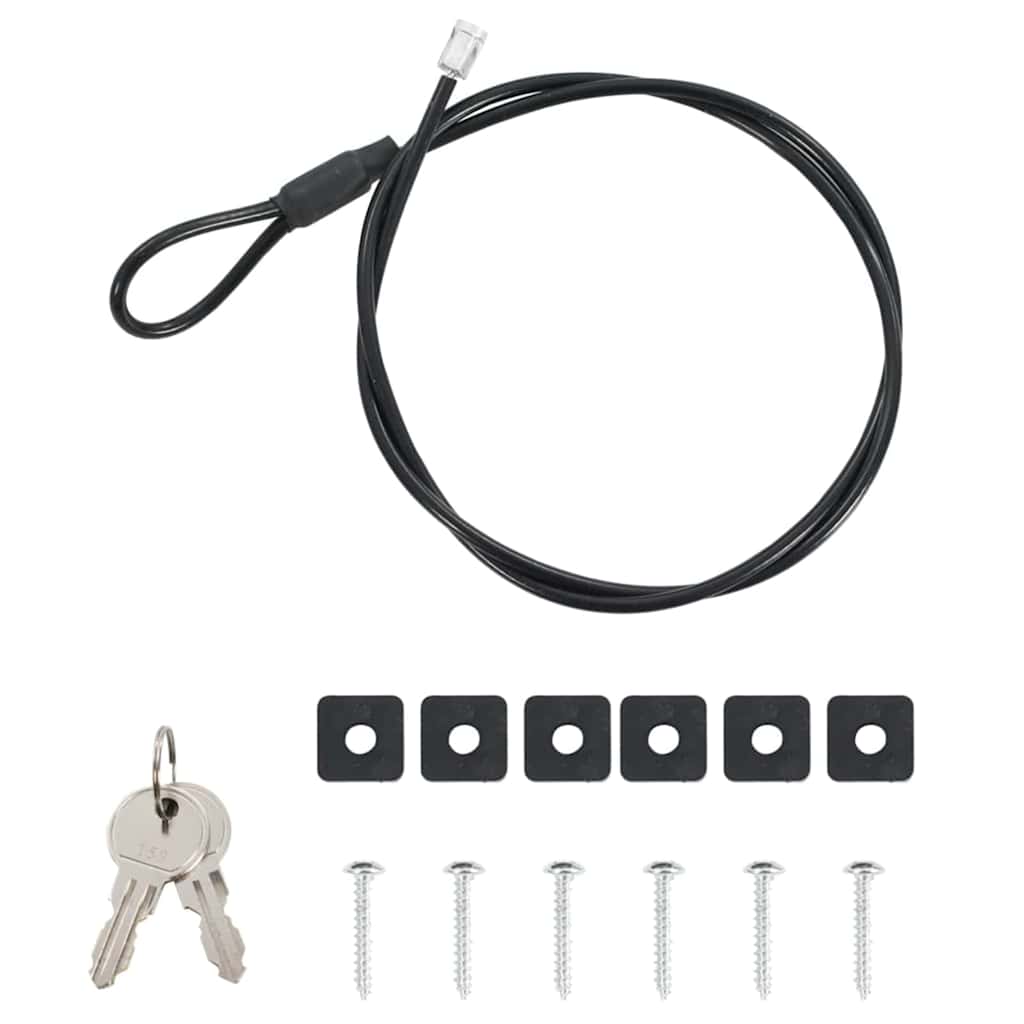 Cassaforte di Sicurezza Nera Metallo Piccola Serrature 42011320