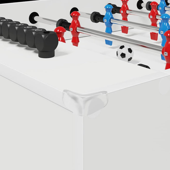 Tavolo da Foosball Bianco 125 x 60,5 x 80 cm Legno multistrato 858884