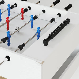 Tavolo da Foosball Bianco 125 x 60,5 x 80 cm Legno multistrato 858884