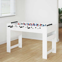Tavolo da Foosball Bianco 125 x 60,5 x 80 cm Legno multistrato 858884