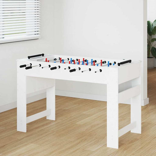 Tavolo da Foosball Bianco 125 x 60,5 x 80 cm Legno multistrato 858884