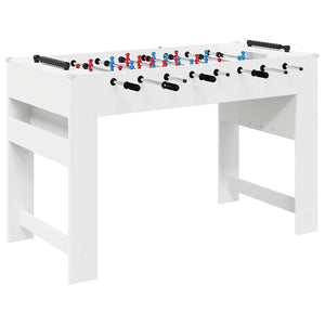 Tavolo da Foosball Bianco 125 x 60,5 x 80 cm Legno multistrato 858884