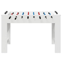Tavolo da Foosball Bianco 125 x 60,5 x 80 cm Legno multistrato 858884