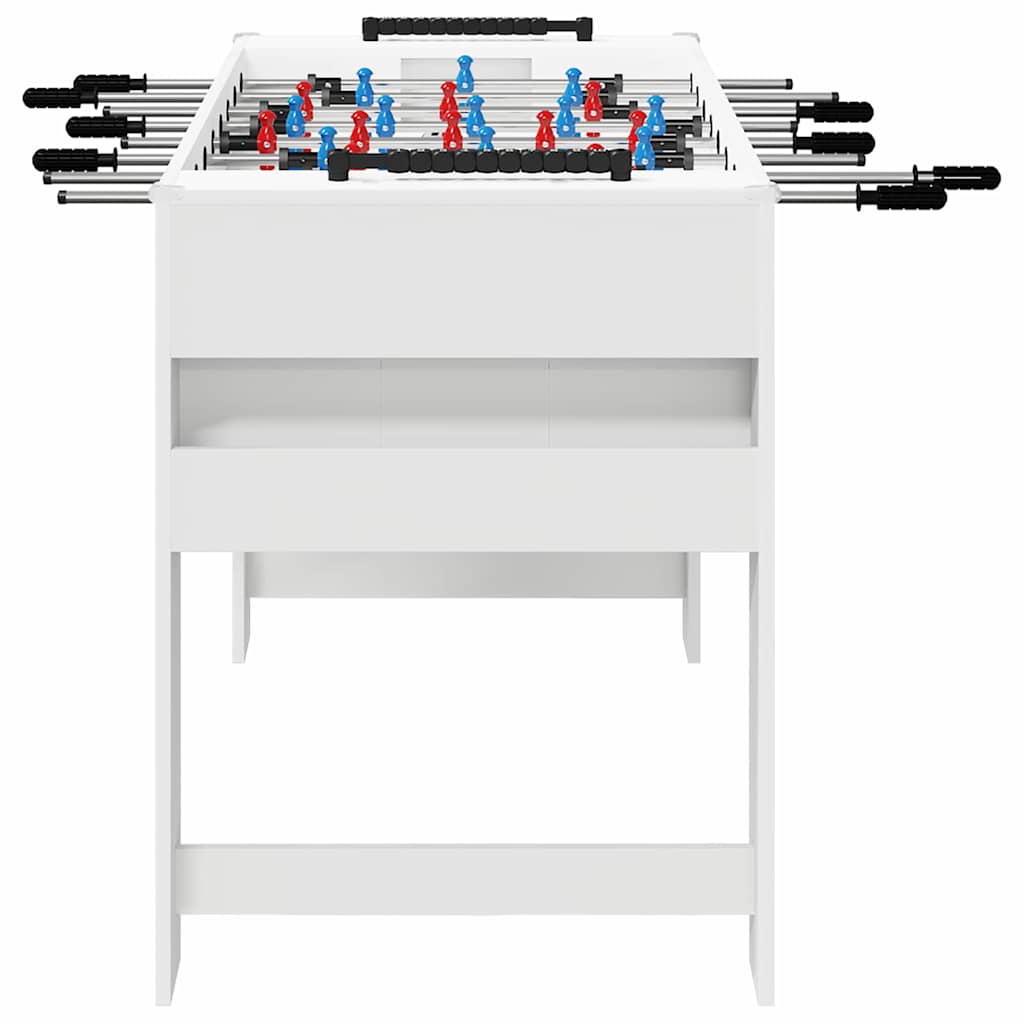 Tavolo da Foosball Bianco 125 x 60,5 x 80 cm Legno multistrato 858884