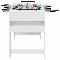Tavolo da Foosball Bianco 125 x 60,5 x 80 cm Legno multistrato 858884
