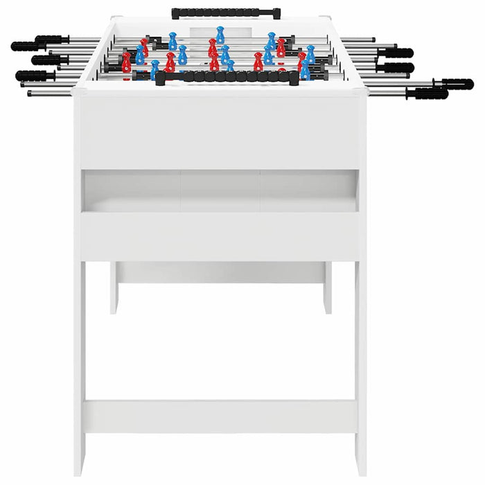 Tavolo da Foosball Bianco 125 x 60,5 x 80 cm Legno multistrato 858884