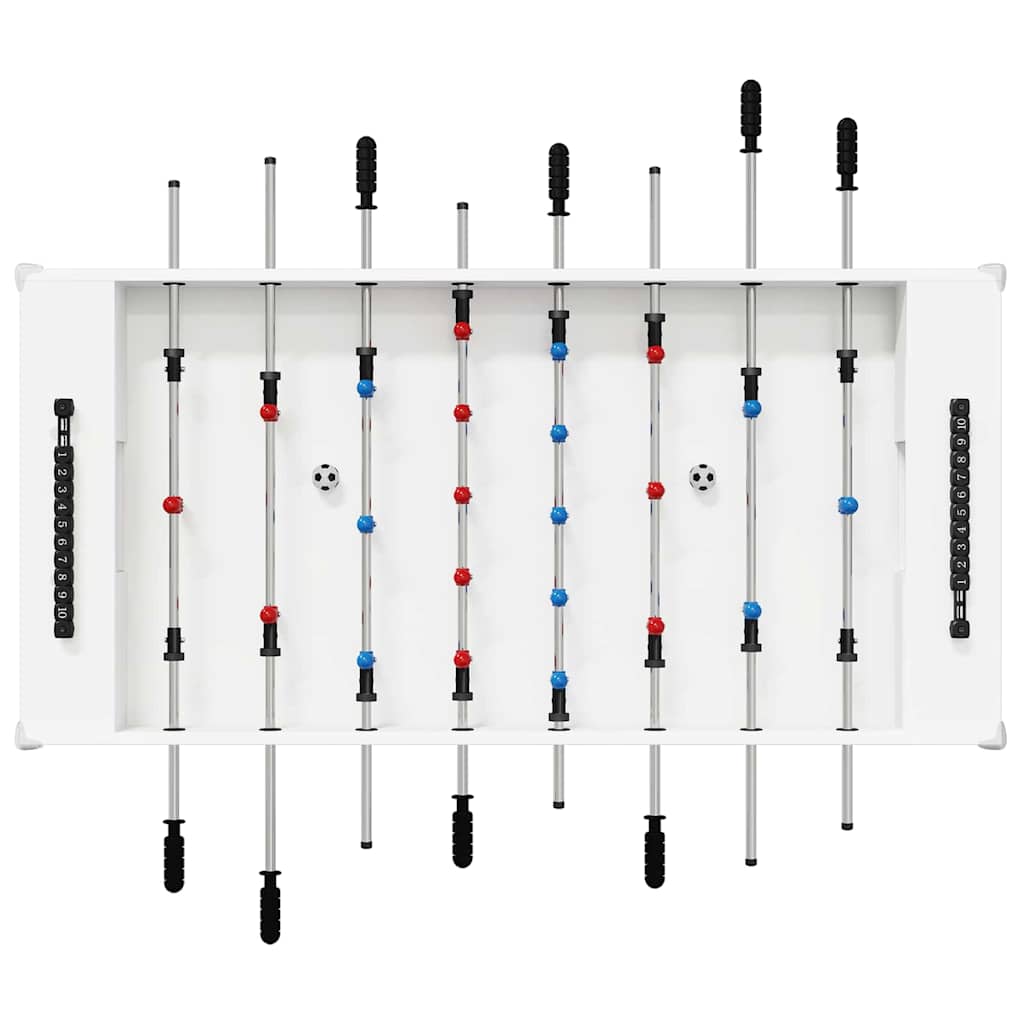 Tavolo da Foosball Bianco 125 x 60,5 x 80 cm Legno multistrato 858884