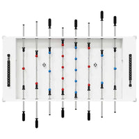 Tavolo da Foosball Bianco 125 x 60,5 x 80 cm Legno multistrato 858884