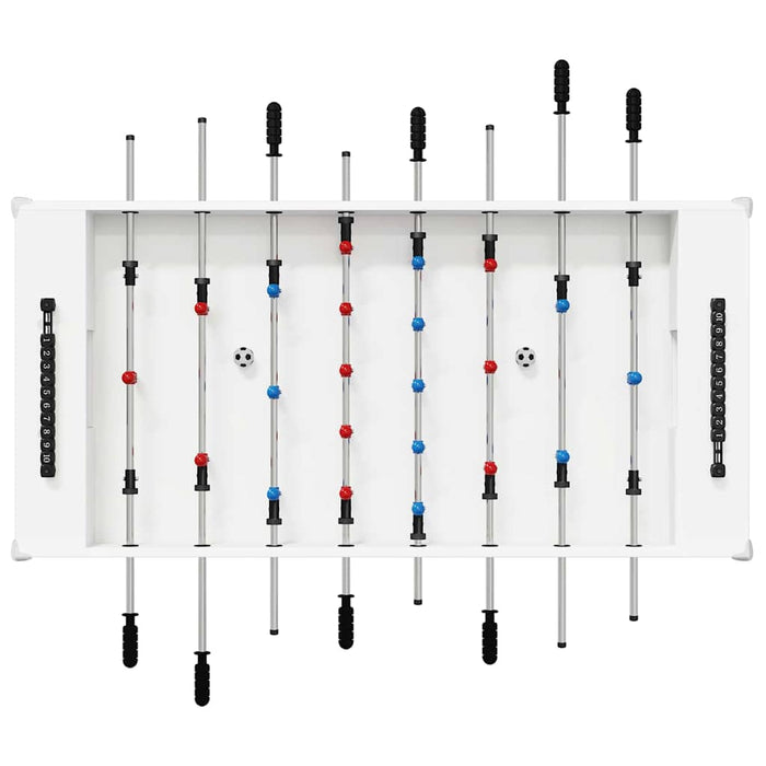 Tavolo da Foosball Bianco 125 x 60,5 x 80 cm Legno multistrato 858884