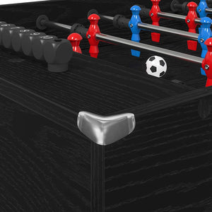 Tavolo da Foosball Rovere Nero 125 x 60,5 x 80 cm 858885