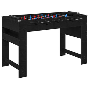 Tavolo da Foosball Rovere Nero 125 x 60,5 x 80 cm 858885