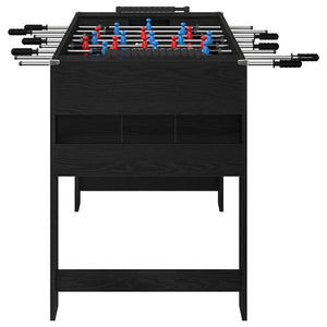 Tavolo da Foosball Rovere Nero 125 x 60,5 x 80 cm 858885