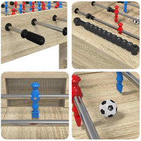 Tavolo da Foosball Rovere Sonoma 125 x 60,5 x 80 cm 858886