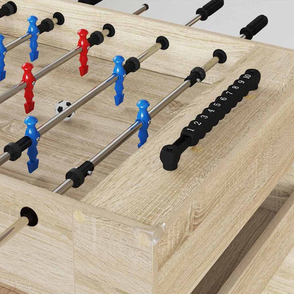 Tavolo da Foosball Rovere Sonoma 125 x 60,5 x 80 cm 858886